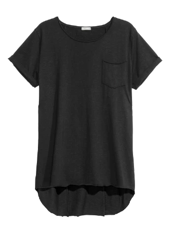 Черная футболка H&M