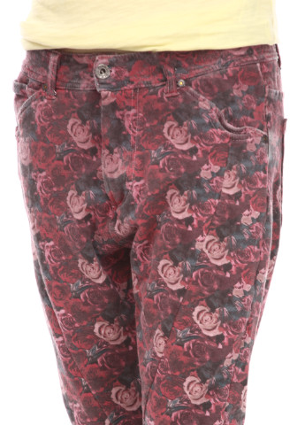 Розовые кэжуал демисезонные прямые брюки Please