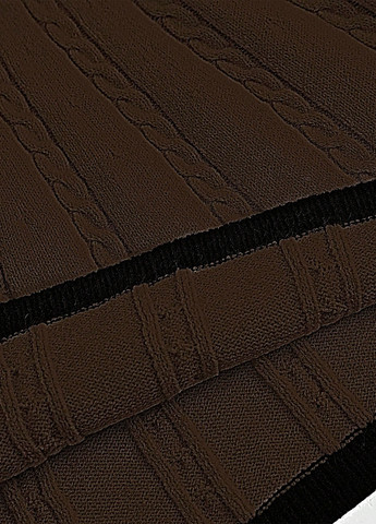 Коричнева кежуал сукня дзвін SHEIN колор блок