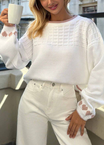 Білий демісезонний джемпер джемпер SHEIN