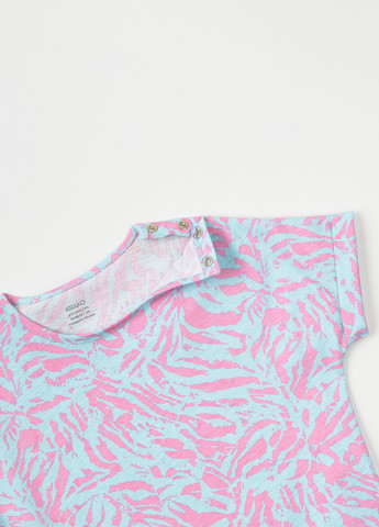 Мятная летняя футболка KRAKO