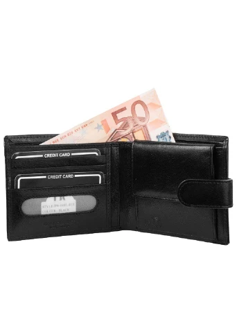 Мужское кожаное портмоне 11,5х9,5х2,5 см PA (252128376)