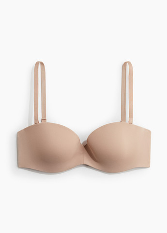 Кремовий балконет бюстгальтер H&M з кісточками поліамід