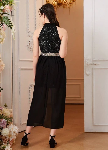 Чорна сукня SHEIN (308589127)