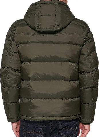 Оливковая (хаки) демисезонная куртка Tommy Hilfiger