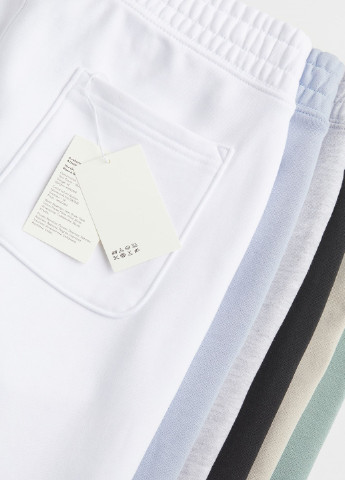 Белые демисезонные брюки H&M