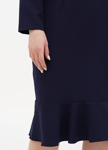 Темно-синя кежуал сукня годе Sassofono однотонна