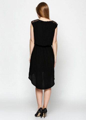 Черное кэжуал платье Morgan