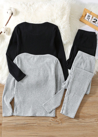 Комбінована всесезон піжами (лонгслів, штани) лонгслів + брюки SHEIN