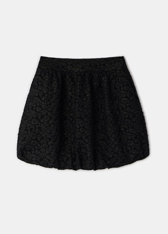 Черная кэжуал леопардовая юбка Mohito клешированная