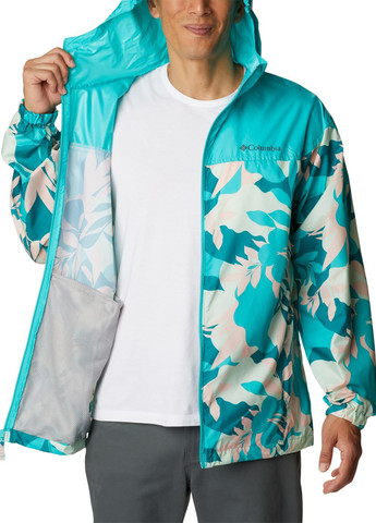 Бірюзова демісезонна вітровка Columbia