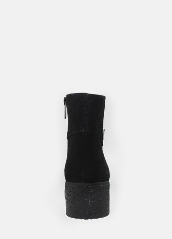 Осенние ботинки ra433-11 черный Alvista из натуральной замши