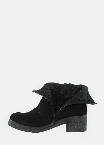 Осенние ботинки ra433-11 черный Alvista из натуральной замши