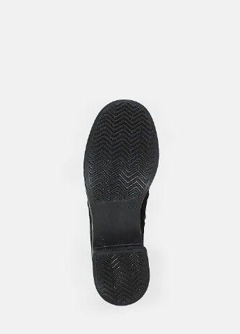 Осенние ботинки ra433-11 черный Alvista из натуральной замши