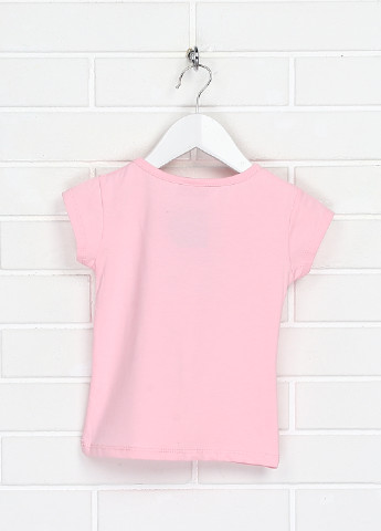 Светло-розовая летняя футболка Hacali Kids