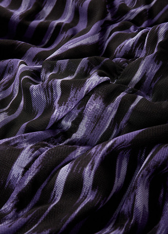 Фиолетовая кэжуал леопардовая юбка C&A