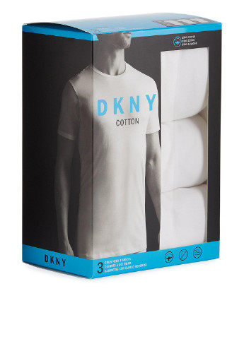 Белая футболка (3 шт.) DKNY