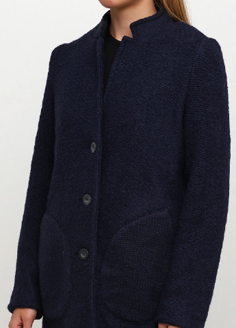 Темно-синее демисезонное Пальто однобортное Heine