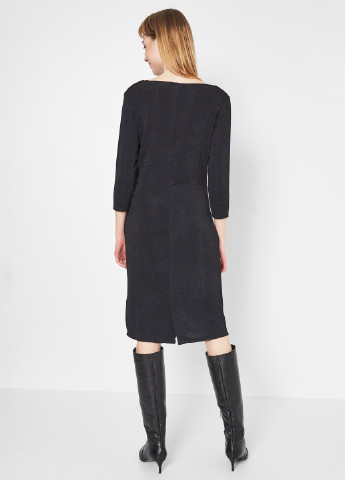 Чорна вечірня сукня H&M однотонна