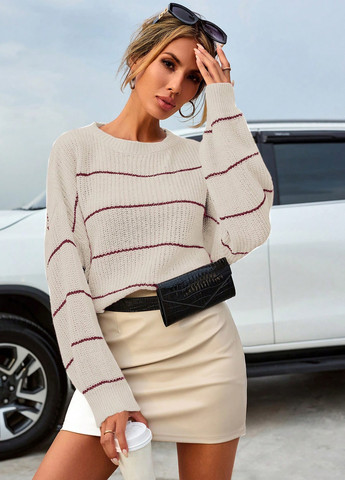 Белый демисезонный джемпер джемпер SHEIN