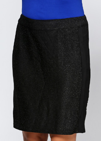 Черная кэжуал однотонная юбка Junarose миди