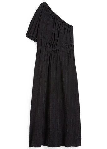 Черное кэжуал платье а-силуэт C&A однотонное