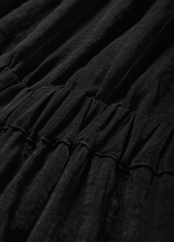 Черное кэжуал платье а-силуэт C&A однотонное