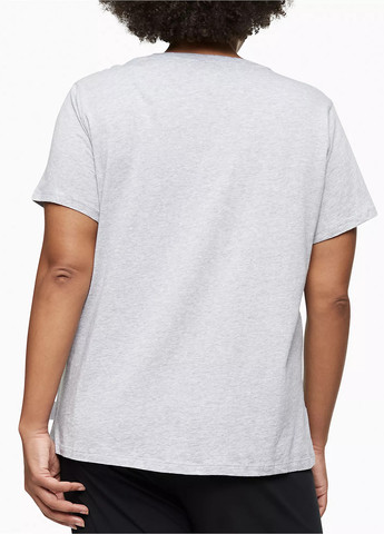 Светло-серая летняя футболка Calvin Klein
