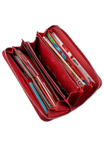 Женский кожаный кошелек-клатч 10х20 см st leather (252132723)