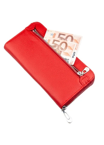 Женский кожаный кошелек-клатч 10х20 см st leather (252132723)