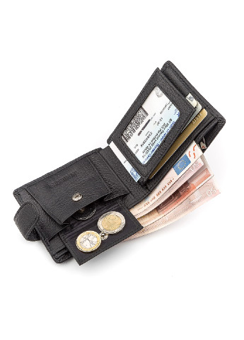 Чоловічий шкіряний гаманець 10,5х8,5х2,5 см st leather (252129560)