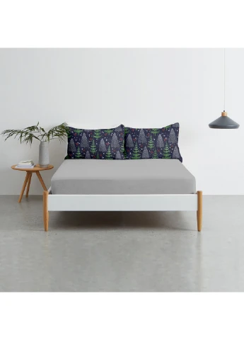 Підлітковий комплект RANFORS GREY WINTER WOOD NIGHT (підковдра 160х220 см, простирадло 155х240 см, наволочка 50х70 см) Cosas (251413601)