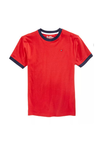 Красная демисезонная футболка Tommy Hilfiger