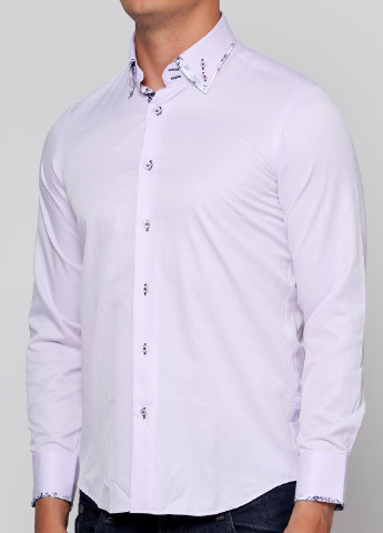 Сиреневая классическая рубашка Passaro