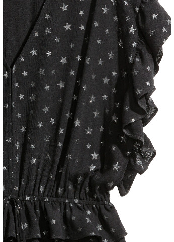 Комбінезон H&M комбінезон-шорти зірки чорний кежуал