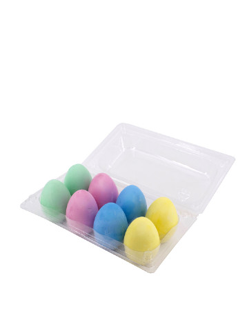 Мел цветной в форме яйца Веселые цвета (8 шт.) Scentos (252447426)