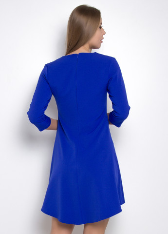 Синее кэжуал платье Tales однотонное