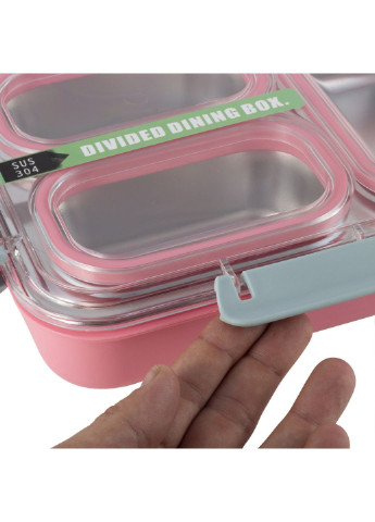 Ланч-бокс пищевой KM-2146RZ 1200 мл розовый Kamille (253620675)
