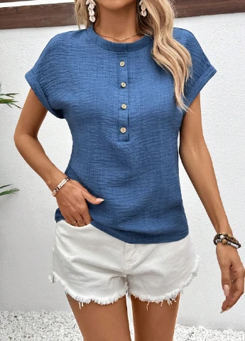 Синіти блуза SHEIN