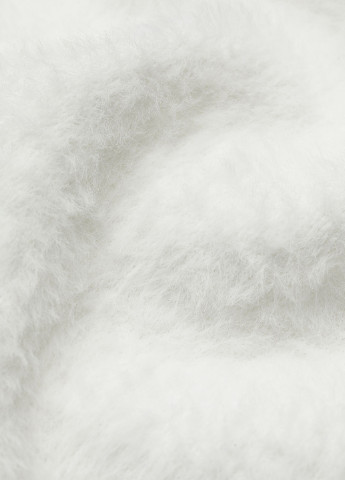 Джемпер H&M однотонный белый кэжуал