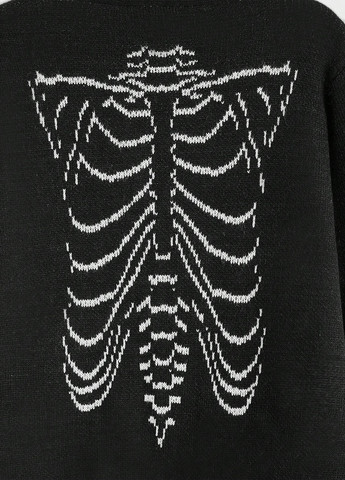 Черный демисезонный кардиган SHEIN