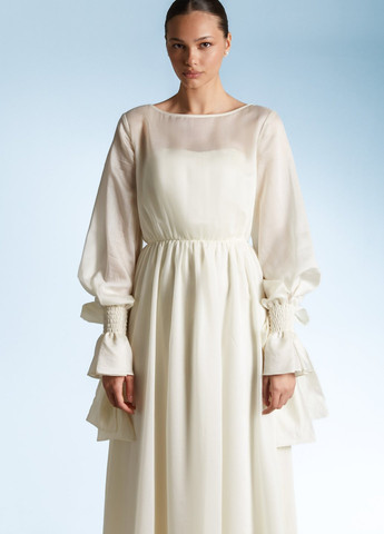 Молочна кежуал сукня а-силует Gepur однотонна