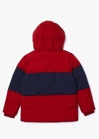 Красная демисезонная куртка Lacoste
