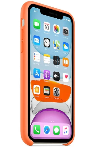 Чохол Silicone case (AAA) для Apple iPhone 11 Pro Max (6.5 ') Помаранчевий / Vitamin C (is_00000032264_16) Epik (229727629)