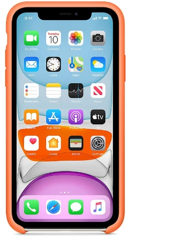 Чохол Silicone case (AAA) для Apple iPhone 11 Pro Max (6.5 ') Помаранчевий / Vitamin C (is_00000032264_16) Epik (229727629)