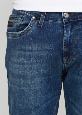 Светло-синие демисезонные прямые джинсы Big World
