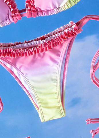 Комбінований літній купальник (ліф, трусики) роздільний, бікіні SHEIN