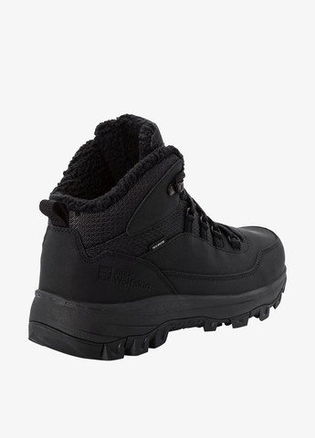 Черные осенние ботинки хайкеры Jack Wolfskin