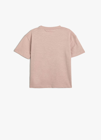 Кремовая летняя футболка KOTON