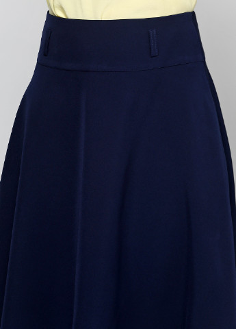 Темно-синяя кэжуал однотонная юбка Alvina миди